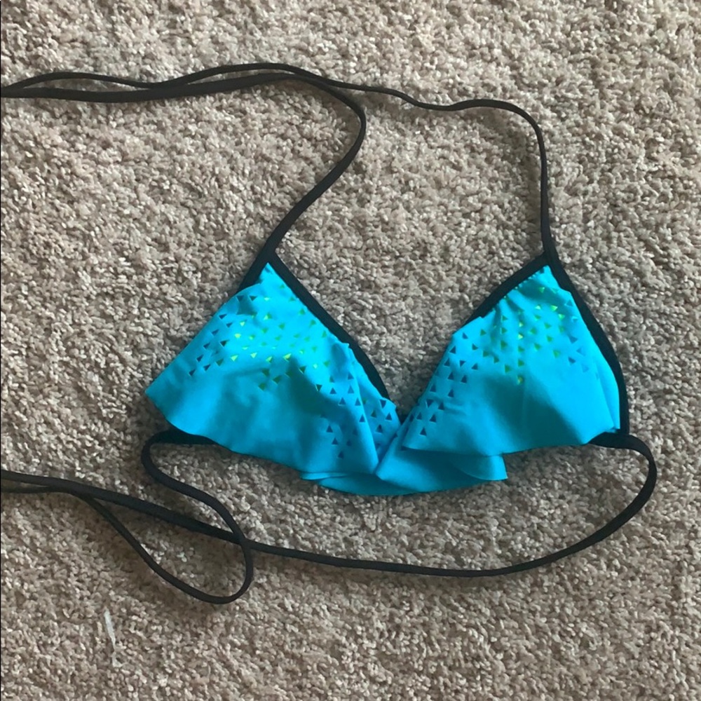 Pink swim top XS string